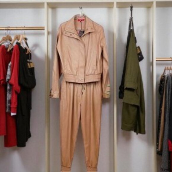 NWT n:Philanthropy Fabiana Jacket & Lunas Jogger Camel - Picture 12 of 14